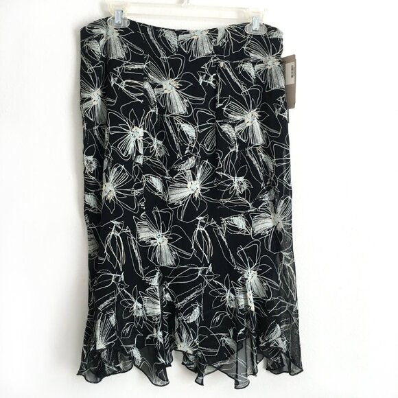 Karen Kane floral skirt size 8 - Picture 1 of 8